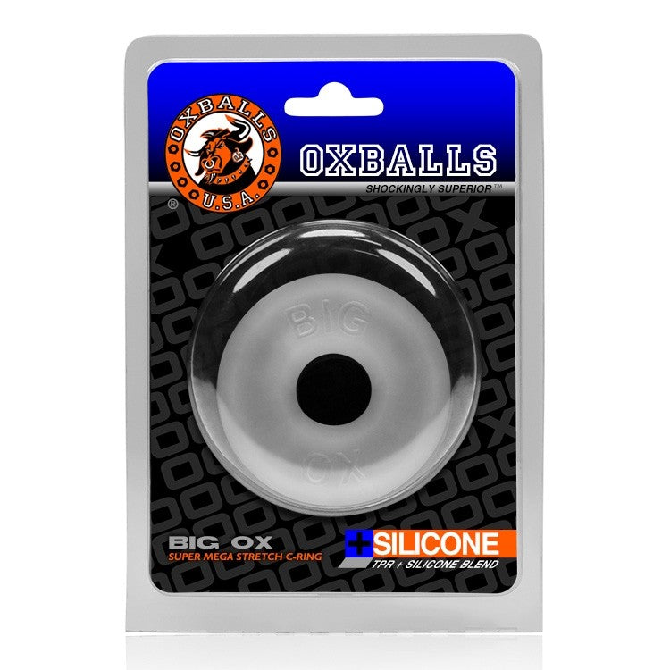 Oxballs BIG OX thick silicone cock ring and ball stretcher.