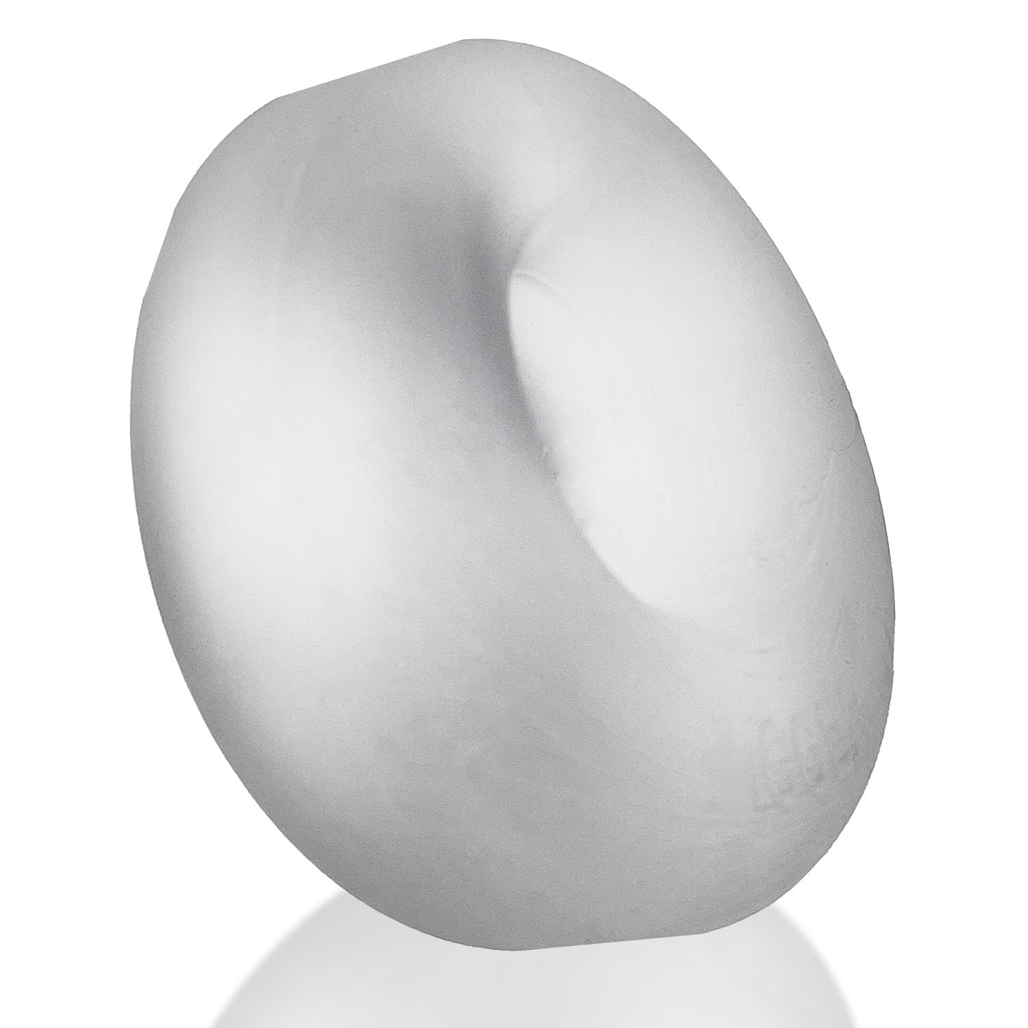 Clear ice stretchy silicone bulge enhancing cock ring.