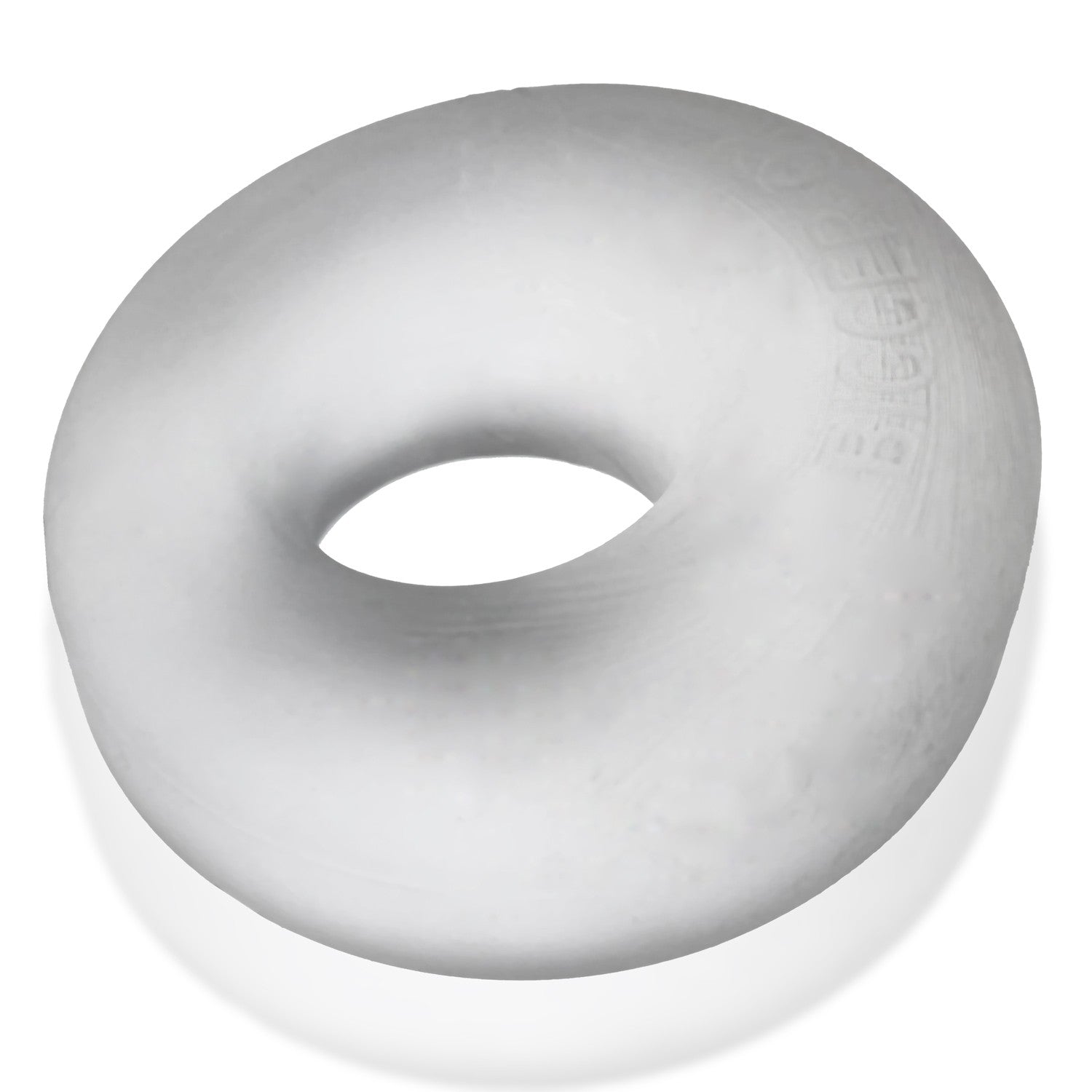 Clear ice stretchy silicone bulge enhancing cock ring.