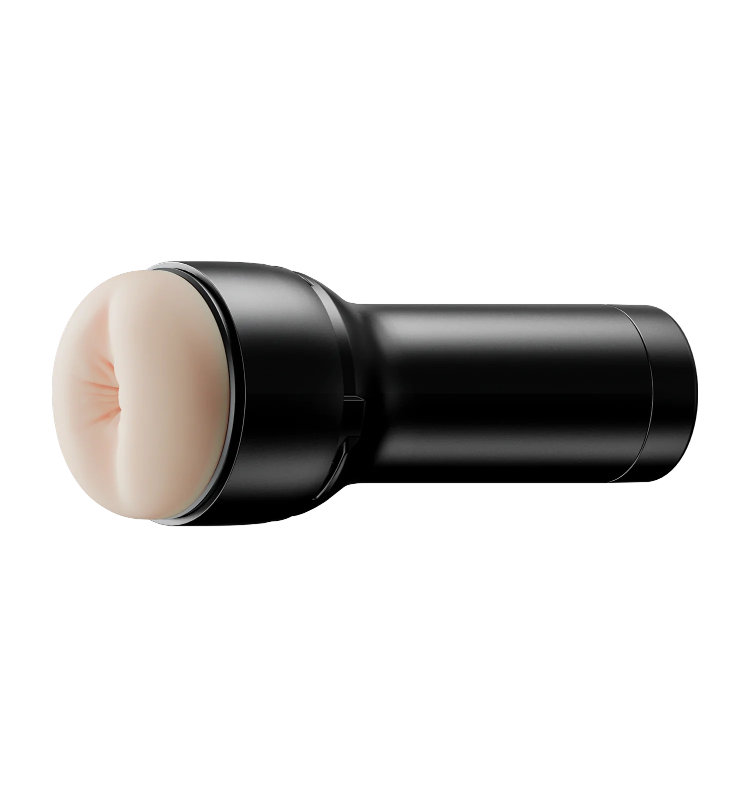 Realistic butt texture male stroker sleeve in black.