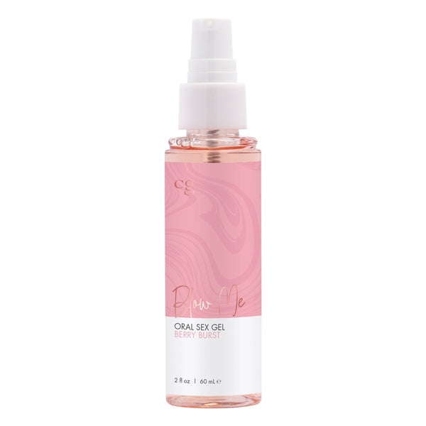 A bottle of Berry Burst flavored oral sex gel.