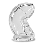 Clear soft chastity cage with cocksling.