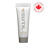 Sutil Coconut Water-Based Personal Lubricant in a 10ml tube with a "Made in Canada" emblem.