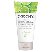 Coochy Key Lime Pie Shave Cream with conditioner and moisturizing complex.