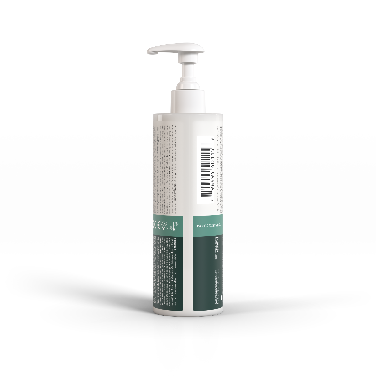 A white pump bottle of JO Lubricants Hybrid Creamy White Lubricant.