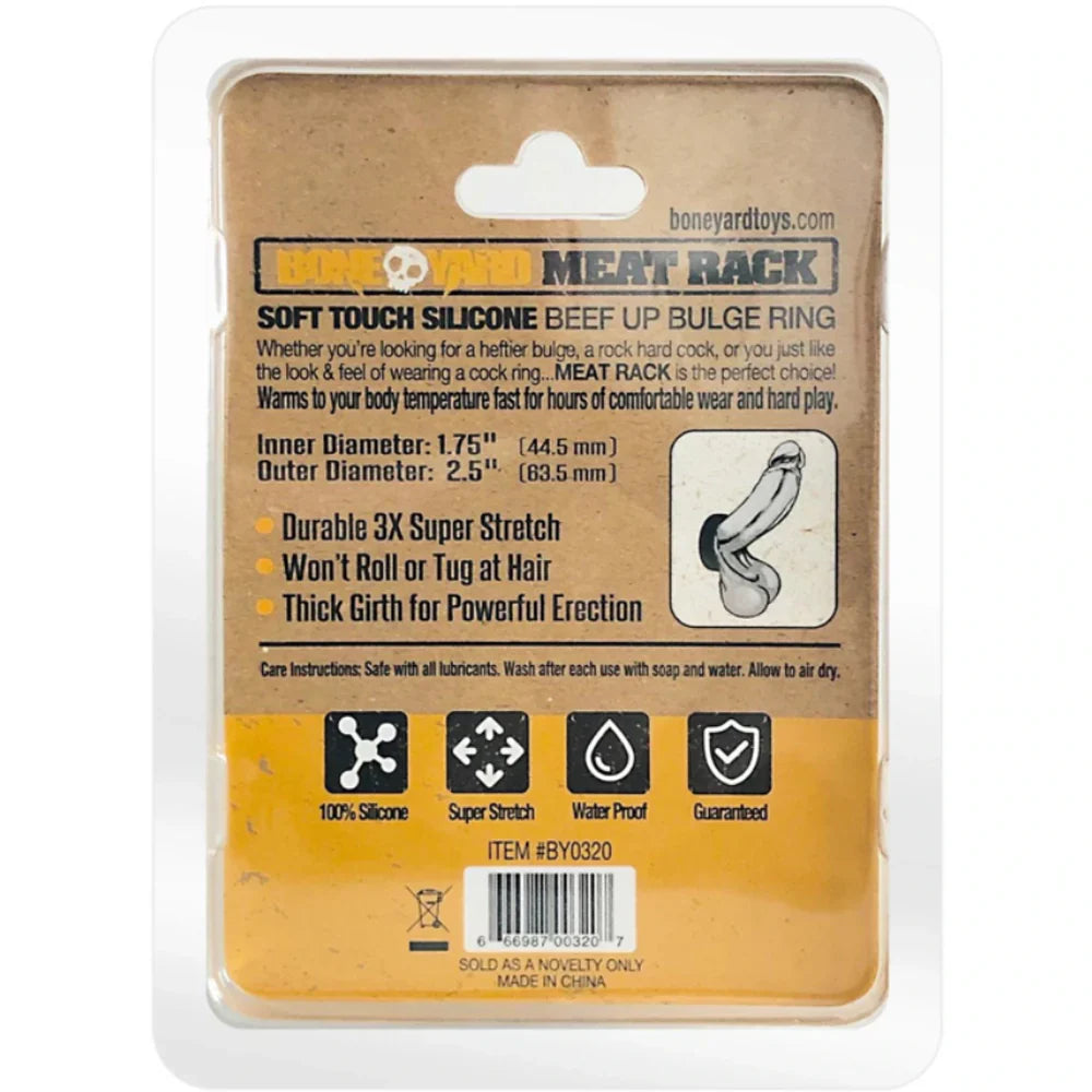 BoneYard Meat Rack soft touch silicone beef up bulge ring.