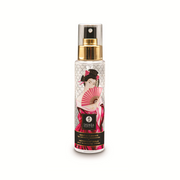 Shunga Gentle Cleaner spray for intimate accessories with geisha design.