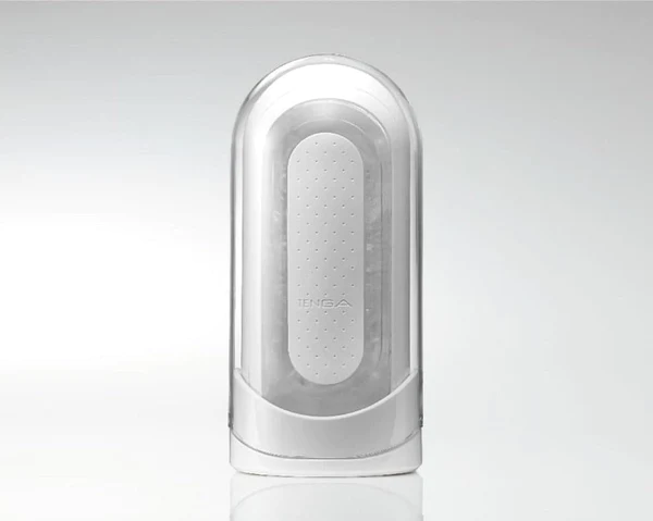 Tenga Flip Zero reusable male masturbator with textured interior.