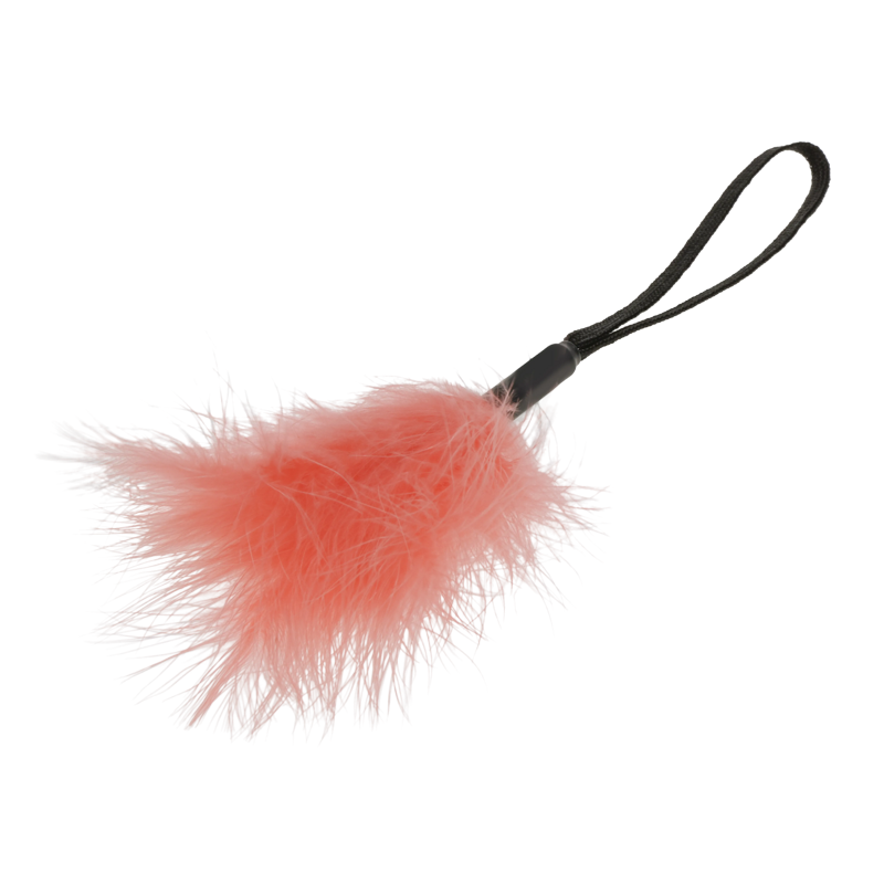 Peach Feather Tickler with Wrist Loop – Sex & Mischief