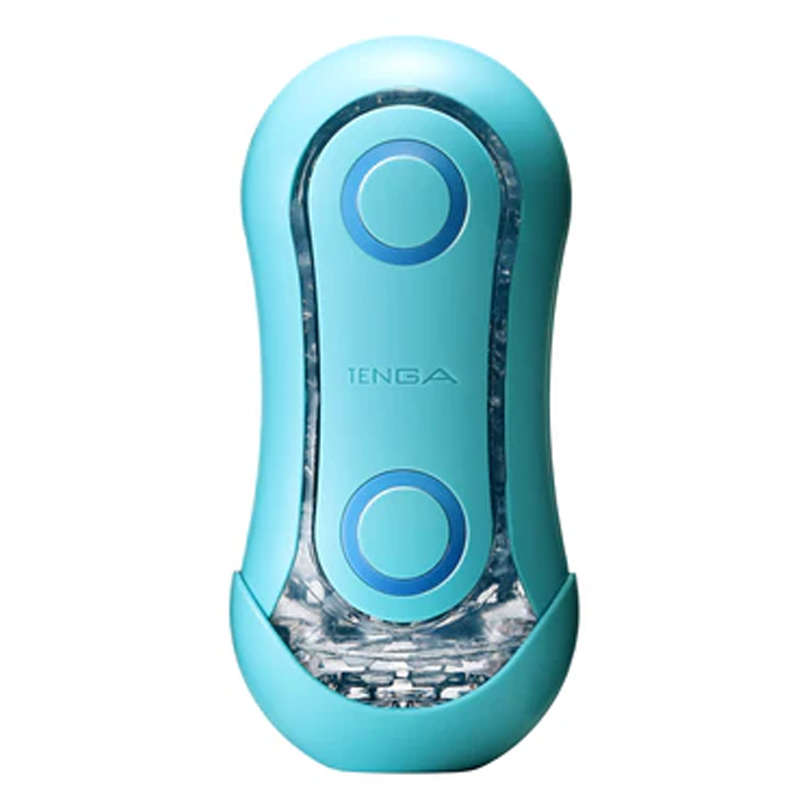 Tenga Flip Orb Ocean Blue reusable male masturbator with dual textures.