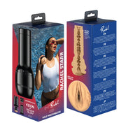 Feel Rachel interactive male stroker with realistic TPE sleeve.
