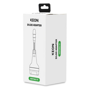 Keon Dildo Adapter for Vacuum-Lock Accessories in white packaging.