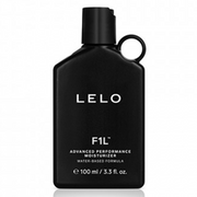 Black bottle of Lelo F1L advanced performance moisturizer.