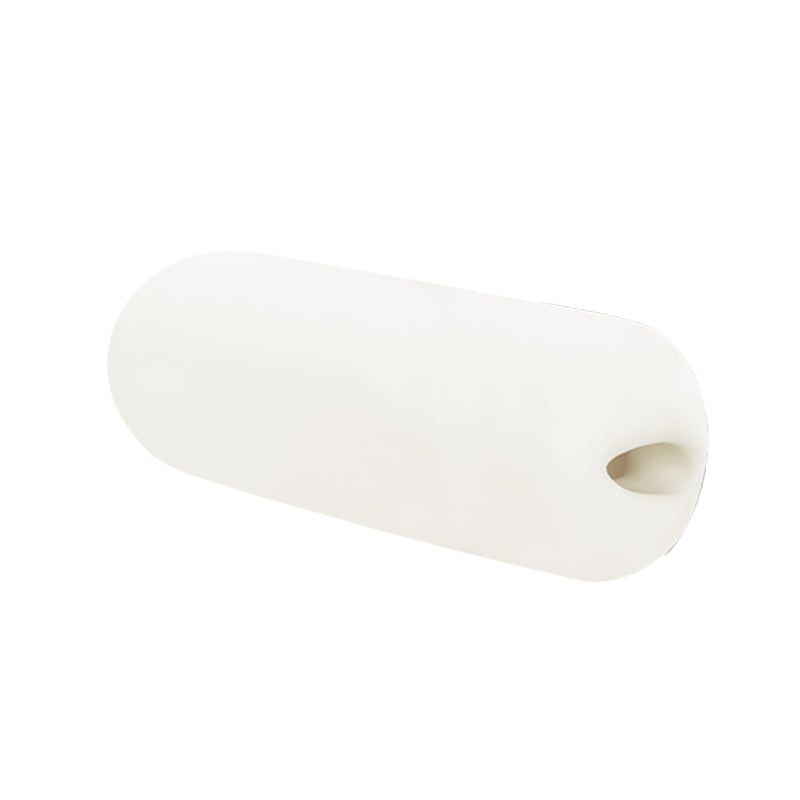 Bouchon blanc réaliste en TPE avec une ouverture.