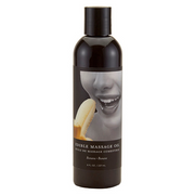 Bottle of Banana Edible Hemp Seed Massage Oil.