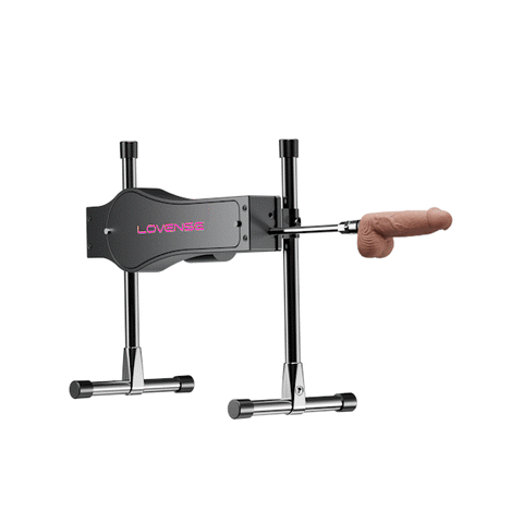 Lovense Sex Machine app-controlled double-sided thrusting machine