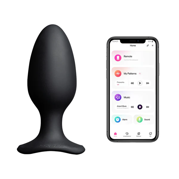 Lovense Hush 2 App-Controlled Vibrating Butt Plug – 2.25 inch