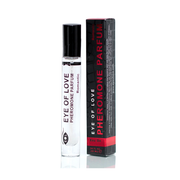 Eye of Love Romantic Pheromone Parfum roll-on bottle and box.