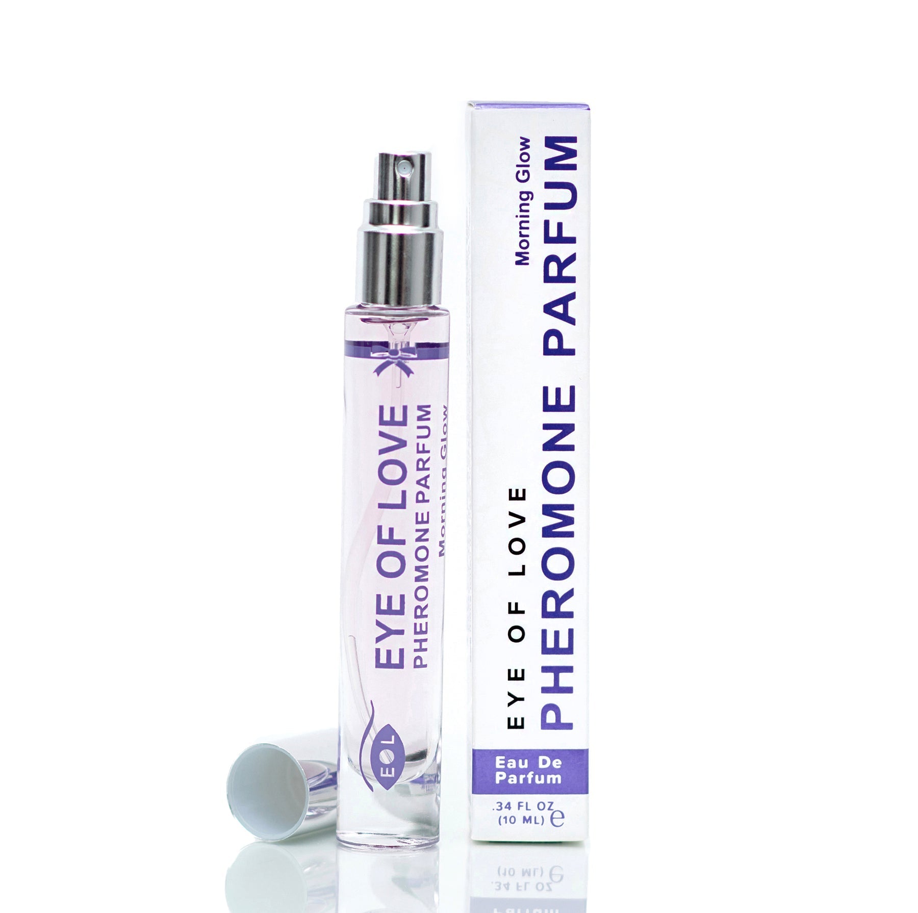 Eye of Love Morning Glow Pheromone Perfume bottle and box.