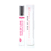 Eye of Love unscented pheromone parfum for women in a 10ml spray bottle.