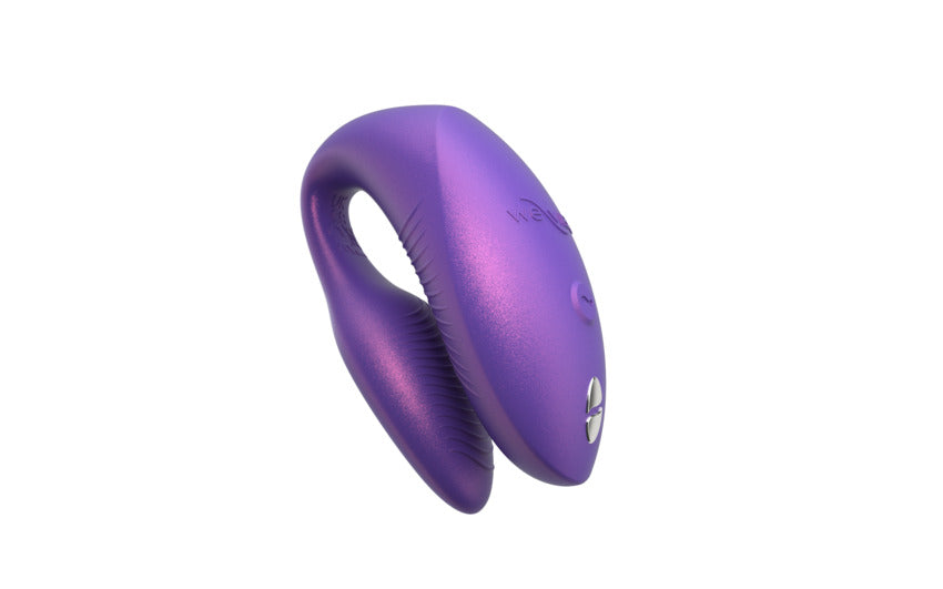Purple We-Vibe Chorus Pro couples vibrator with haptic remote.