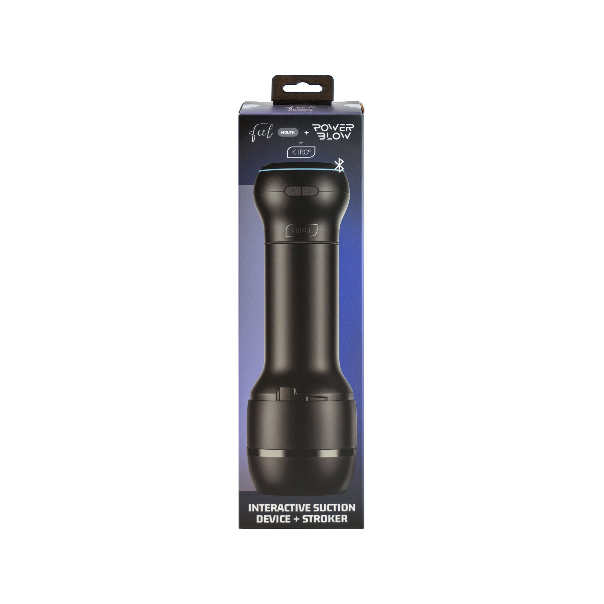 App-controlled suction stroker with realistic mouth by Kiiroo.