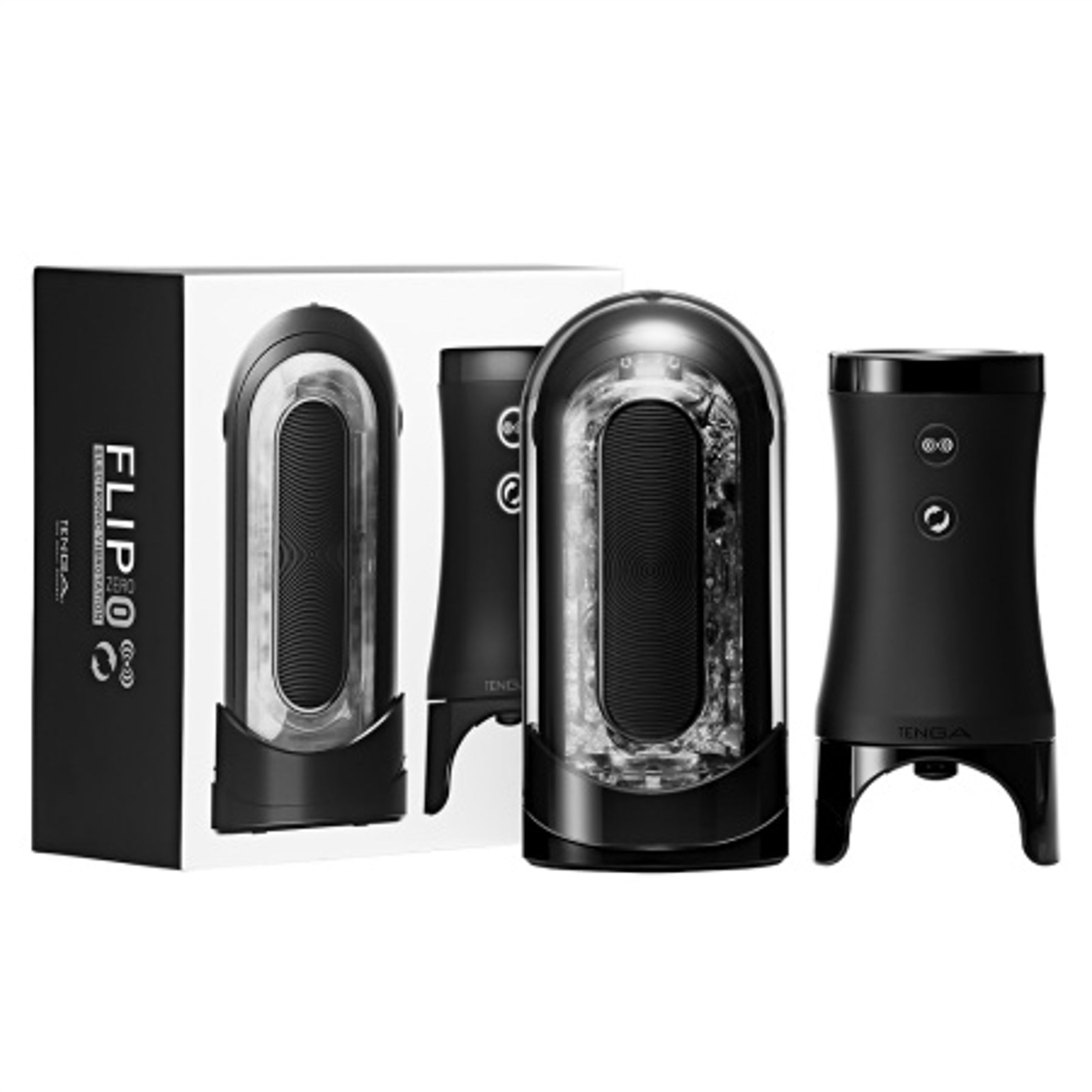 Tenga Flip Zero EVR electronic stroker with vibrating and rolling features.