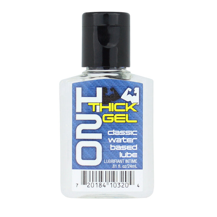 H2O Classic Thick Water-Based Gel Lube, 0.81 oz
