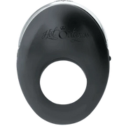 Atom Rechargeable Waterproof Vibrating Cock Ring in black.