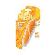 Carrot shaped mini vibrator in packaging.