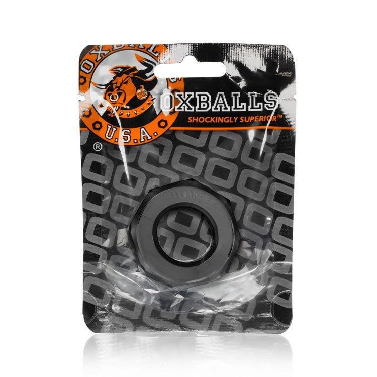 Oxballs Humpballs stretchy cock ring and ball stretcher in black.