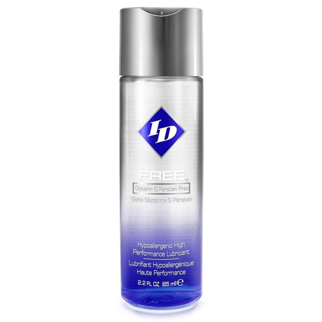 ID Lubricants Sensitive Skin Water-Based Lubricant bottle with blue logo.
