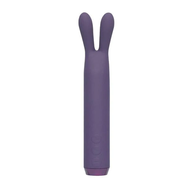 Purple rabbit bullet vibrator with flexible ears.
