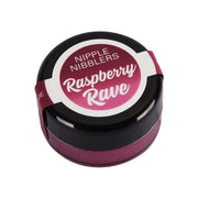 A small jar of Raspberry Rave Cooling Nipple Tingle Balm.