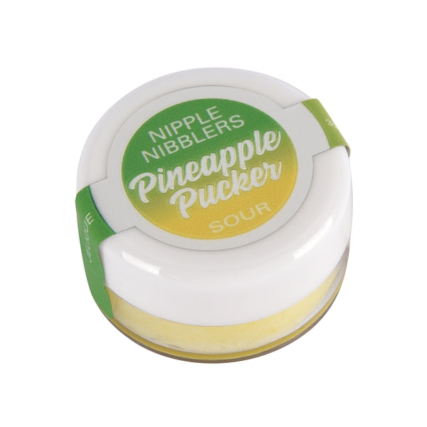 A small jar of Pineapple Pucker Sour Nipple Balm.