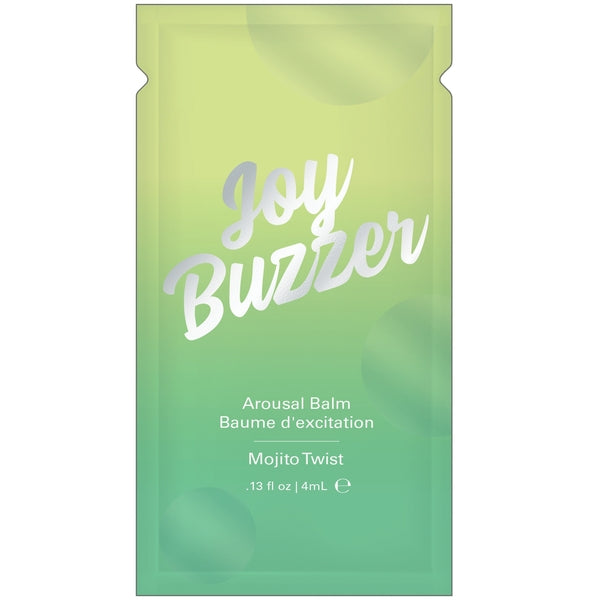 A packet of Joy Buzzer Mojito Twist arousal balm.