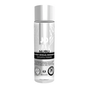 JO Nuru Sensual Massage Gel in a clear bottle with a white cap.