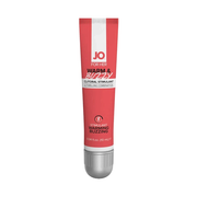 JO For Her Warm & Buzzy Clitoral Stimulant cream in a red tube.