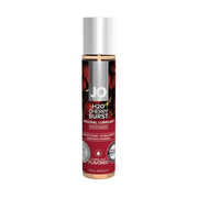 JO H2O Cherry Burst personal lubricant in a 1oz bottle.