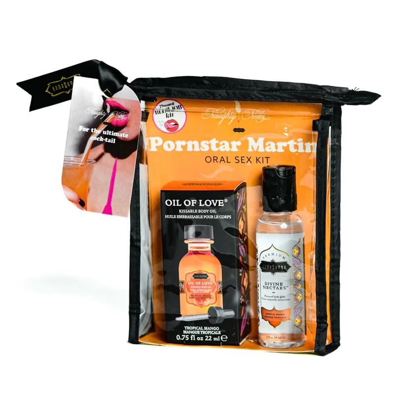 Kama Sutra Porn Star Martini Oral Sex Cocktail Kit with lube.