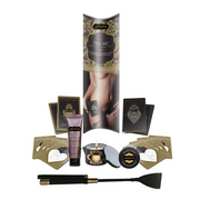 Kama Sutra erotic spanking crop and sensual body care playset with cards.