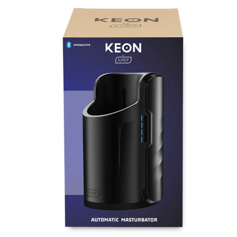 Black Keon automatic interactive masturbator by Kiiroo.