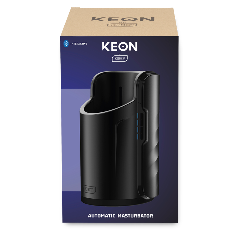 Keon automatic masturbator by Kiiroo on a product box.
