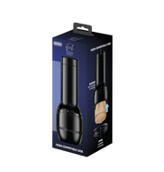 Black Keon compatible stroker case with attachment ring.
