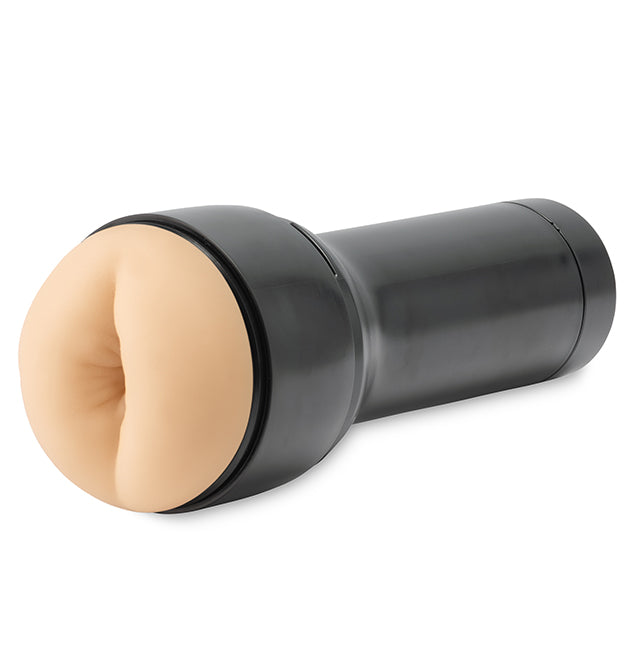 Realistic TPE butt stroker with a black outer casing.
