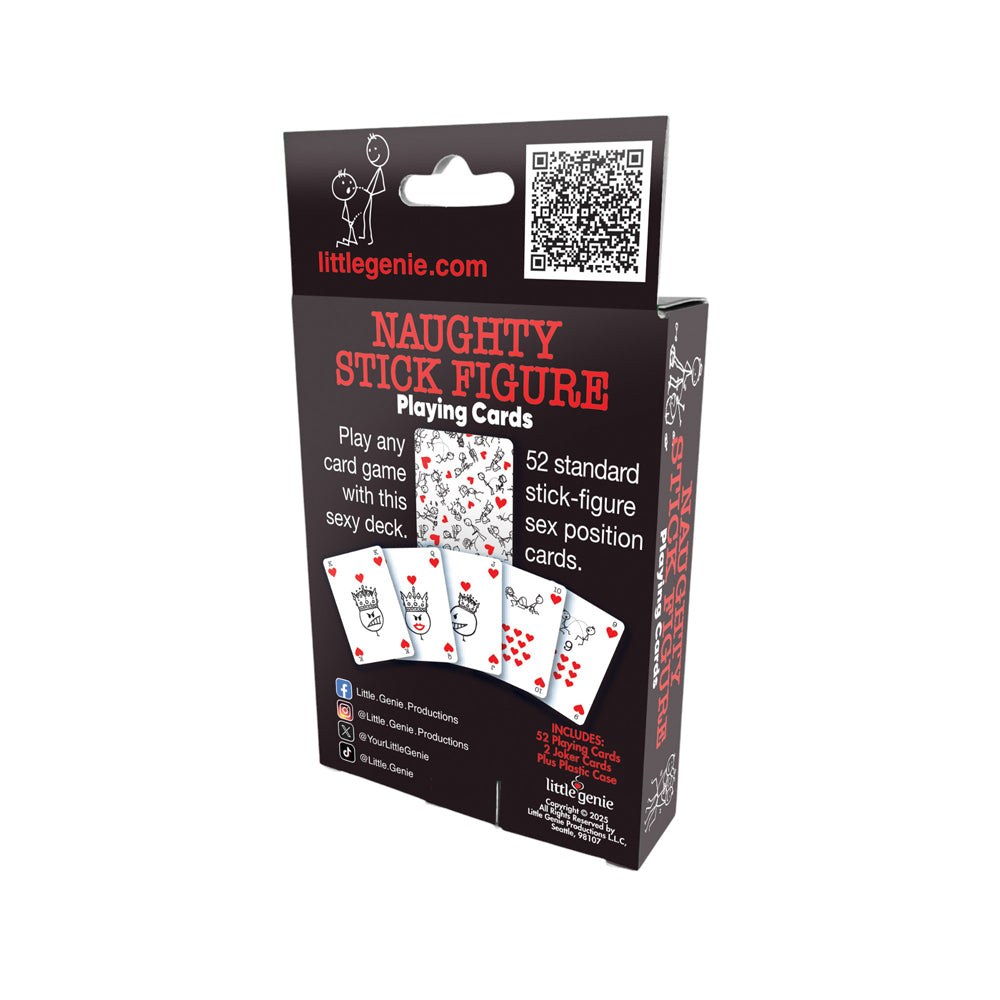 Naughty Stick Figure Playing Cards with stick-figure sex positions.