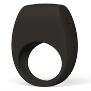 Black Lelo Tor 3 vibrating cock ring made of silicone.