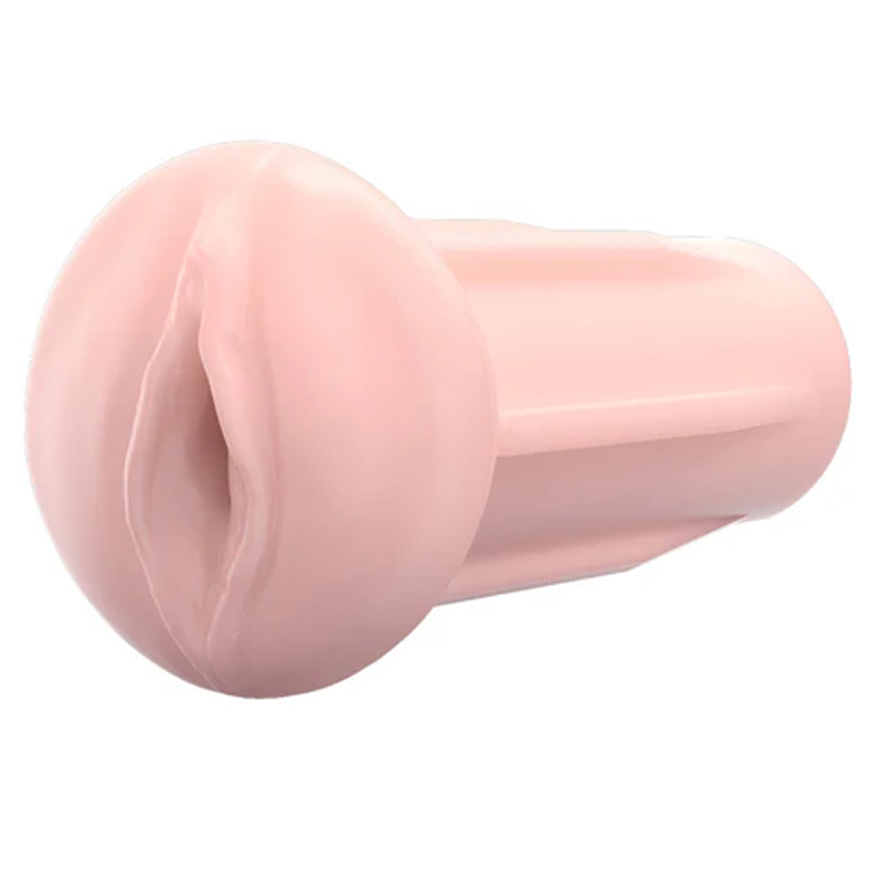 Realistic tan vaginal sleeve with textured interior for Lovense Max 2 masturbator.
