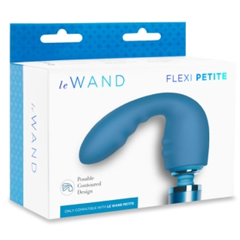 Blue silicone Flexi Petite wand attachment for the LE Wand.