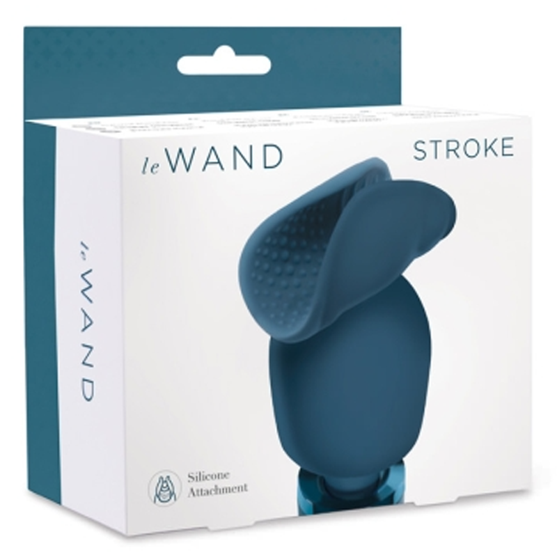 Le Wand Stroke Sleeve silicone attachment with textured interior.